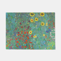 Garten mit Sonnenblumen von Gustav Klimt