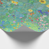 Garten mit Sonnenblumen von Gustav Klimt Geschenkpapier (Ecke)