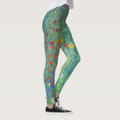 Garten mit Sonnenblumen von Gustav Klimt Leggings (Rechts)