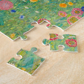 Garten mit Sonnenblumen von Gustav Klimt Puzzle (Seite)