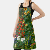 Garten mit Sonnenblumen von Gustav Klimt Schürze (InSitu)