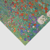 Garten mit Sonnenblumen von Gustav Klimt Seidenpapier (Ausschnitt)