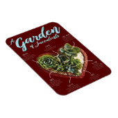 Garten mit Sukkulenten Magnet (Rechte Seite)