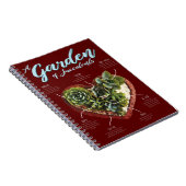 Garten mit Sukkulenten Notizblock (Rechte Seite)