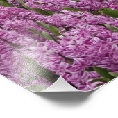 Garten mit Tulpen, Narzissen und Hyazinthen Fotodruck (Ecke)