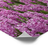 Garten mit Tulpen, Narzissen und Hyazinthen Poster (Ecke)