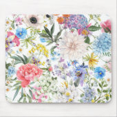 Garten mit wilden Blumen Mousepad (Vorne)