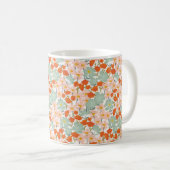 Garten mit wunderschönen handgezeichnet Blume in R Kaffeetasse (VorderseiteRechts)