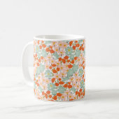 Garten mit wunderschönen handgezeichnet Blume in R Kaffeetasse (Vorderseite Links)