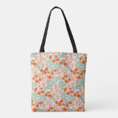 Garten mit wunderschönen handgezeichnet Blume in R Tasche (Rückseite)