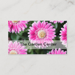 Garten-Mitte-Blumen-Entwurf Visitenkarte