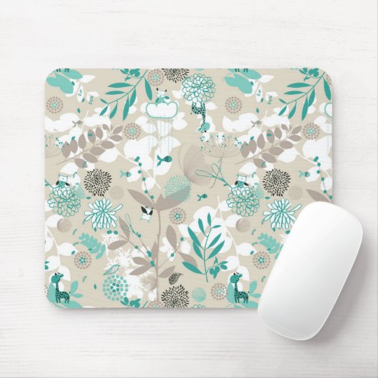 Garten-Muster Mousepad (Mit Mouse)