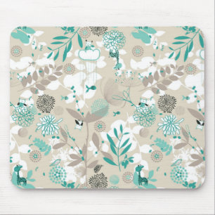 Garten-Muster Mousepad