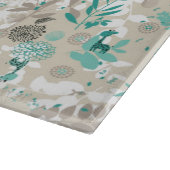 Garten-Muster Schneidebrett (Ecke)