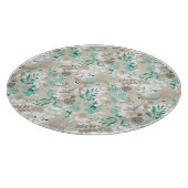 Garten-Muster Schneidebrett (Ecke)