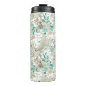 Garten-Muster Thermosbecher (Vorderseite)