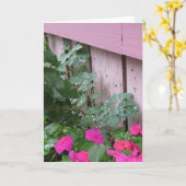 Garten Nach dem Regen - Martha's Vineyard Karte (Gelbe Blume)