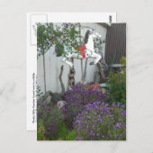 Garten neben dem General Store in der Nähe der gro Postkarte (Vorne/Hinten)