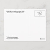 Garten neben dem General Store in der Nähe der gro Postkarte (Rückseite)