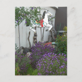 Garten neben dem General Store in der Nähe der gro Postkarte