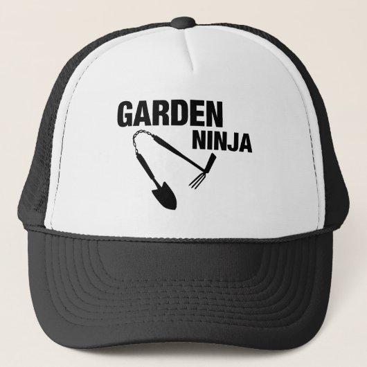 Garten Ninja! Truckerkappe (Vorderseite)