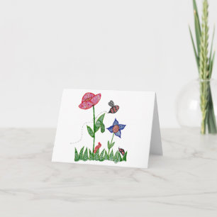 Garten Notecard Karte