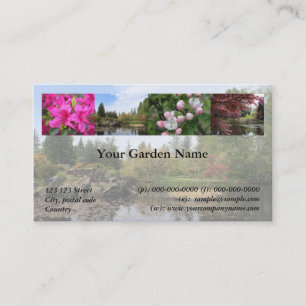 Garten, Park, Erholung Visitenkarte