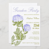 Garten-Party-Duschen-Einladung Einladung (Vorne/Hinten)