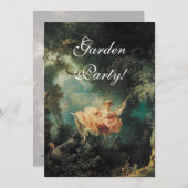 Garten-Party! Einladung (Vorne/Hinten)