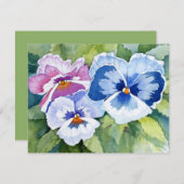 Garten-Party Einladungen (Vorne/Hinten)