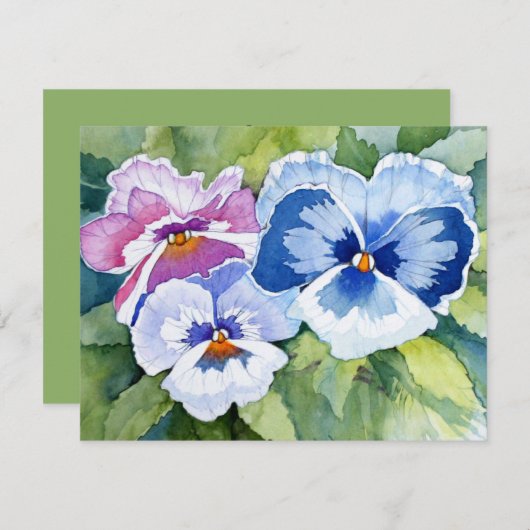 Garten-Party Einladungen (Vorne/Hinten)