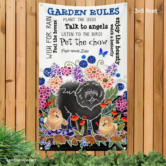 GARTEN PARTY mit Gartenbanner 3'x5' Banner