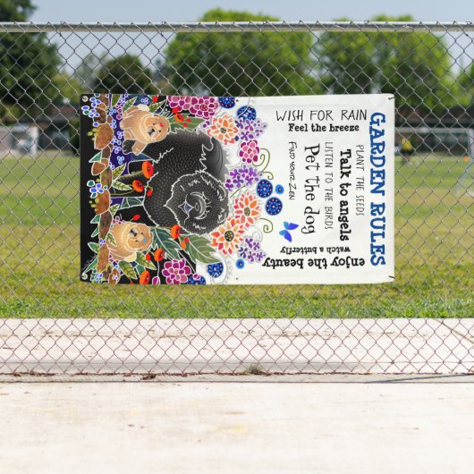 GARTEN PARTY mit Gartenbanner 3'x5' Banner (Insitu)