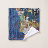 Garten Party mit Hund & Katze, Jessie Willcox Smit Badhandtuch Set (Waschlappen)