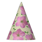 Garten-Party-süße rosa Blume auf irgendeiner Farbe Partyhütchen (Links)