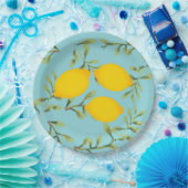 Garten-Party-Zitronen-Papier-Teller Pappteller (Party)