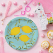 Garten-Party-Zitronen-Papier-Teller Pappteller (Party)