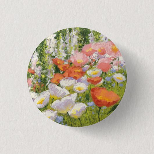 Garten-Pastelle Button (Vorderseite)
