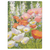 Garten-Pastelle Klemmbrett (Rückseite)