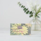 Garten-Perfektion - schwarze mit Augen Susan Visitenkarte (Stehend Vorderseite)