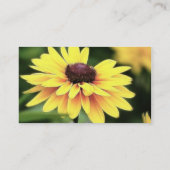 Garten-Perfektion - schwarze mit Augen Susan Visitenkarte (Rückseite)