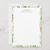 Garten Personalisiert Mitteilungskarte (Vorderseite)