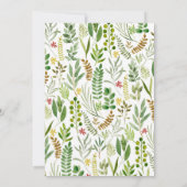 Garten Personalisiert Mitteilungskarte (Rückseite)