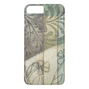 Garten-Platte mit Blätter, Blumen und Gras Case-Mate iPhone Hülle