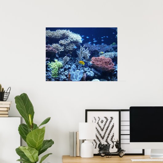 Garten Poseidon Poster (Heimbüro)