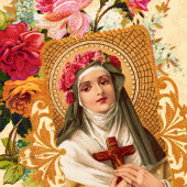 Garten Poster der Heiligen Rose in Gelb