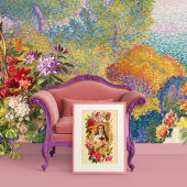 Garten Poster der Heiligen Rose in Gelb