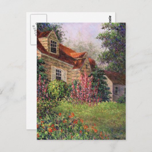 Garten Postkarte (Vorne/Hinten)