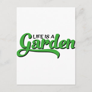 Garten Postkarte