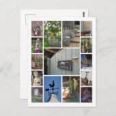 Garten Postkarte (Vorne/Hinten)